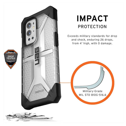 UAG Plasma for OnePlus 9 Pro - Feather-Light Rugged Military Drop Tested - Ice ( Barcode :  810070360719 )