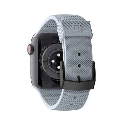 UAG [U] Dot Silicone Strap for Apple Watch Series 7 - SE - 6 - 5 - 4 - 3 - 2 - 1 ( 45mm - 42mm - 44mm ) - Soft Blue ( Barcode : 810070360535 )