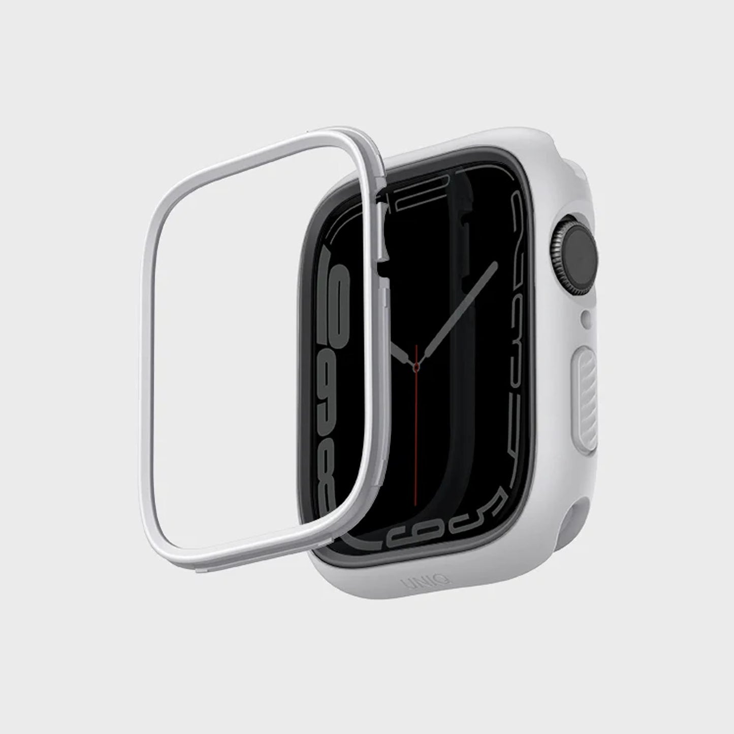 Uniq Moduo Case for Apple Watch ( 45mm - 44mm ) Series 8 - SE2 - 7 - 6 - SE - 5 - 4 - Chalk (Chalk-Stone Grey) (Barcode: 8886463680995 )