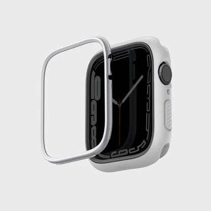 Uniq Moduo Case for Apple Watch ( 41mm - 40mm ) Series 8 - SE2 - 7 - 6 - SE - 5 - 4 - Chalk (Chalk-Stone Grey) (Barcode: 8886463680957 ) - Forexengineer -Malaysia- 8886463680957