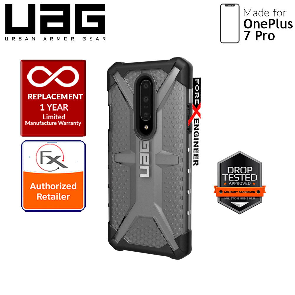 UAG Plasma for OnePlus 7 Pro - Feather-Light Rugged Military Drop Tested - Ice