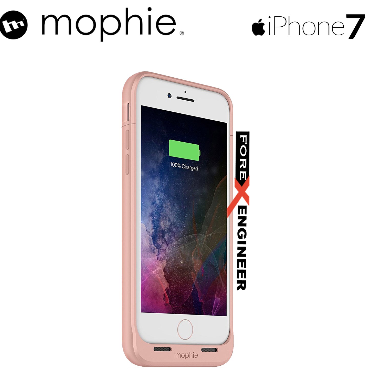 Mophie Juice Pack air for iphone 7 - 8 - rose gold color (wireless charge capable) (Compatible with iPhone SE 2nd Gen 2020)