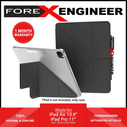 SwitchEasy Origami Nude Flexi-Folding Folio Clear Case for iPad Pro 11" ( 2022 - 2020 - 2018 ) - iPad Air 10.9" ( 2022 - 2020 ) - Black (Barcode: 4895241108501 )