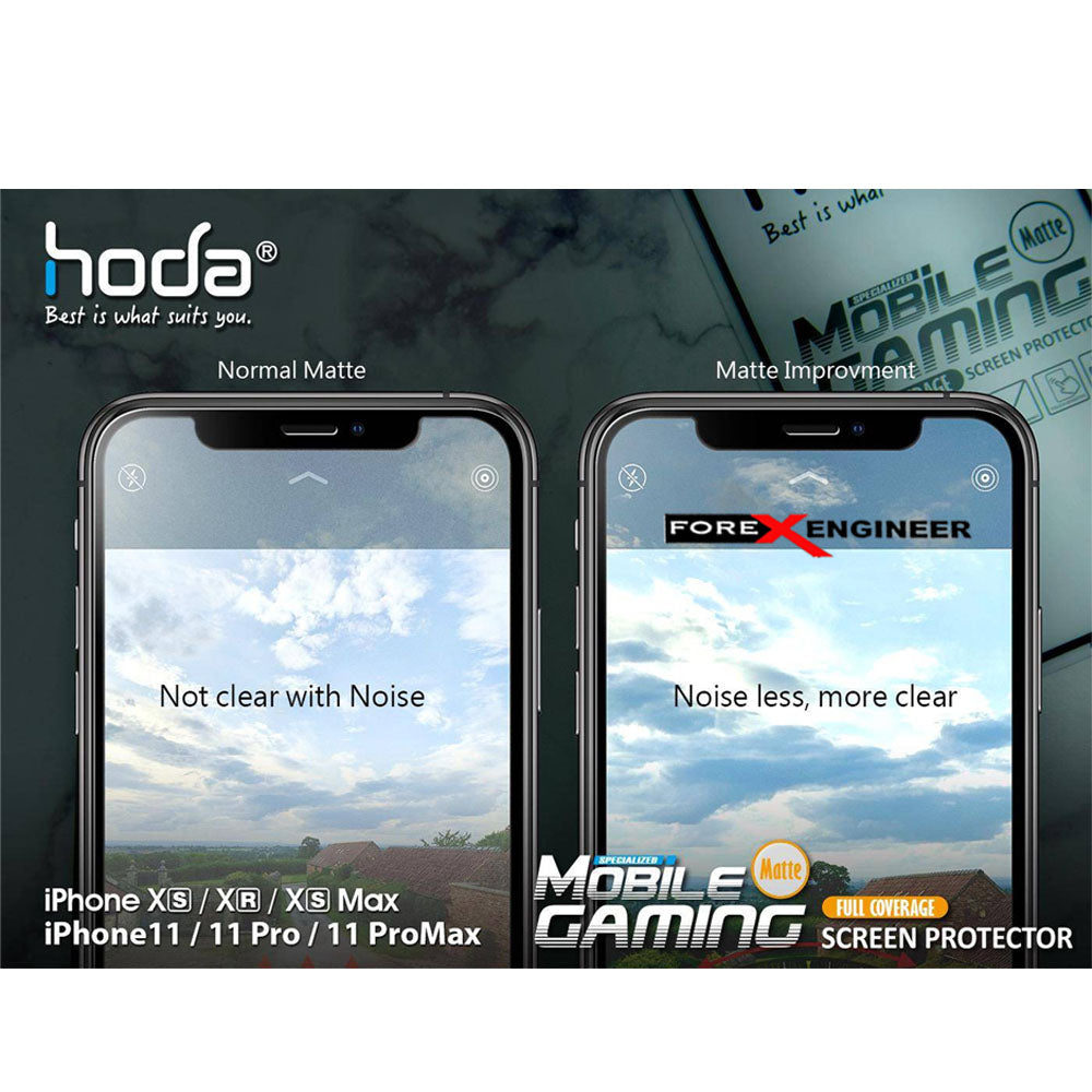 [RACKV2_CLEARANCE] Hoda Tempered Glass for iPhone 12 - 12 Pro (6.1") - 2.5D 0.33mm Full Coverage Screen Protector - Matte (Barcode : 4713381518427 )