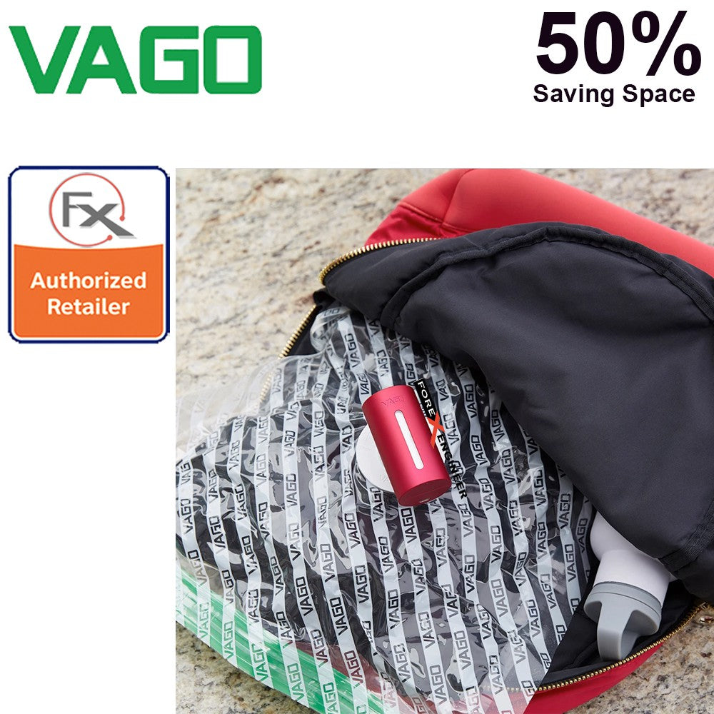 Vago Travel Portable Compressor Vacuum Bag ( FREE 1pcs Vago Vacuum Bag M size ) - Pink