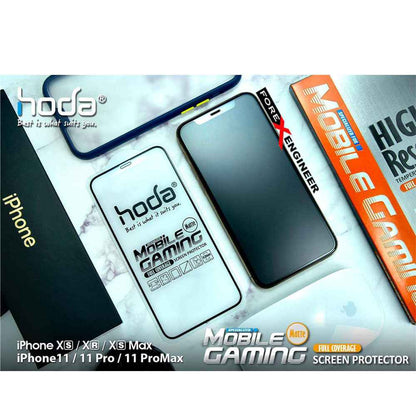 [RACKV2_CLEARANCE] Hoda Tempered Glass for iPhone 12 - 12 Pro (6.1") - 2.5D 0.33mm Full Coverage Screen Protector - Matte (Barcode : 4713381518427 )