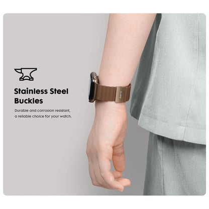 Laut Novi Luxe Watch Strap for Apple Watch ALL Ultra & 42/44/45/49MM - Sepia Brown ( Barcode: 4895206933889 ) - Forexengineer -Malaysia- 4895206933889