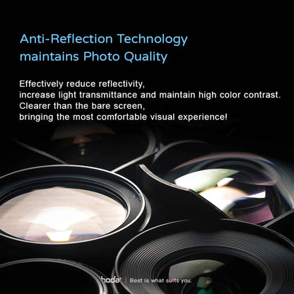 Hoda Sapphire Lens Protector for iPhone 14 Pro - 14 Pro Max - Flamed Titanium (3pcs) (Barcode: 4711103546666 )