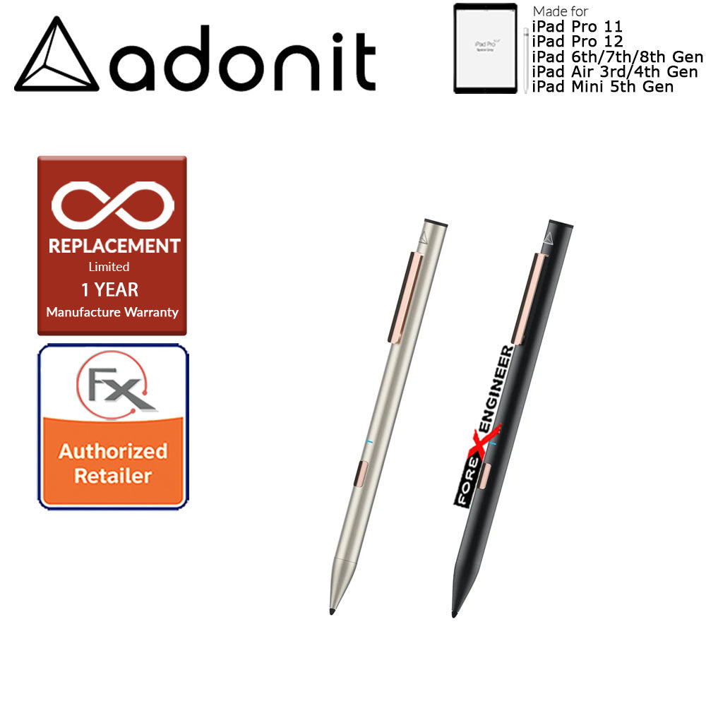 Adonit Note 2 Stylust Pen for latest iPad - I Pad Pro - Almost same with Apple Pencil - Black ( Barcode : 847663023645 )