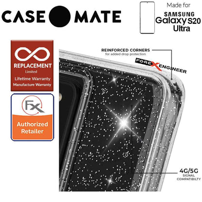 Case Mate Case-Mate  Sheer Crystal for Samsung Galaxy S20 Ultra 6.9" - Clear Color