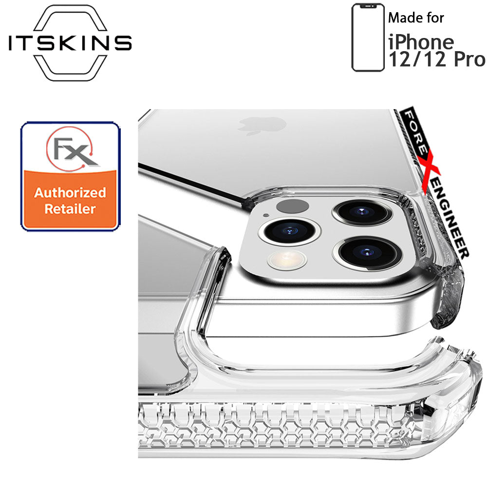 ITSkins Hybrid Clear for iPhone 12 - 12 Pro 5G 6.1" - Clear (Barcode: 4894465898410 )