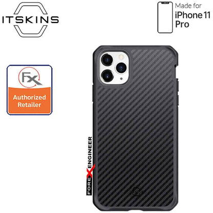 ITSkins Hybrid Fusion Carbon for iPhone 11 Pro ( Black 1 ) ( Barcode: 4894465050108 )