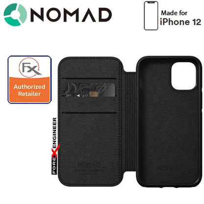Nomad Rugged Folio Case for iPhone 12 Mini 5G 5.4" - Rustic Brown ( Barcode : 856504015558)