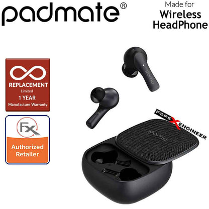 Padmate Pamu Slide True Wireless Earbud Headphones ( Qualcomm aptX ) ( Black ) ( Barcode: 6956617490137 )