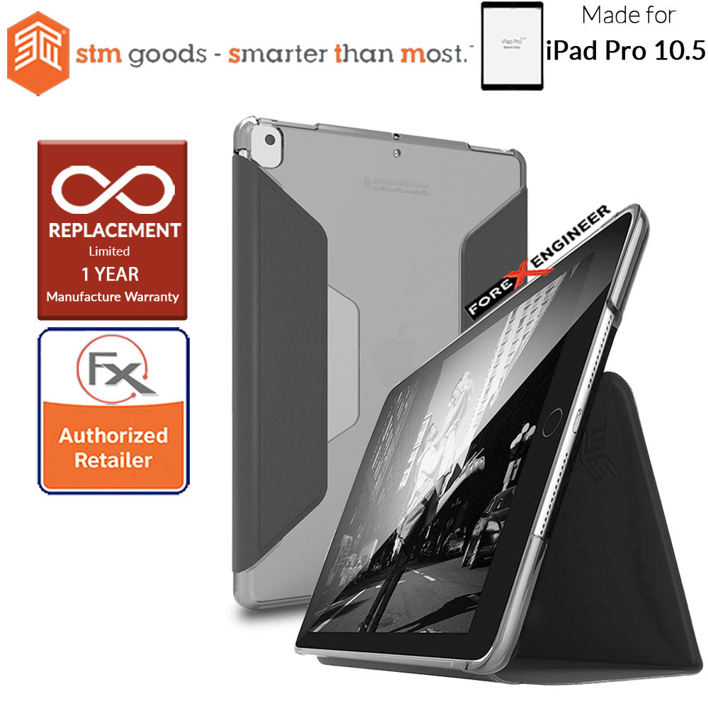 STM Studio for iPad Air 10.5" ( 2019 ) - iPad Pro 10.5" ( 2017 ) - Black-Smoke Color ( Barcode: 765951765155 )