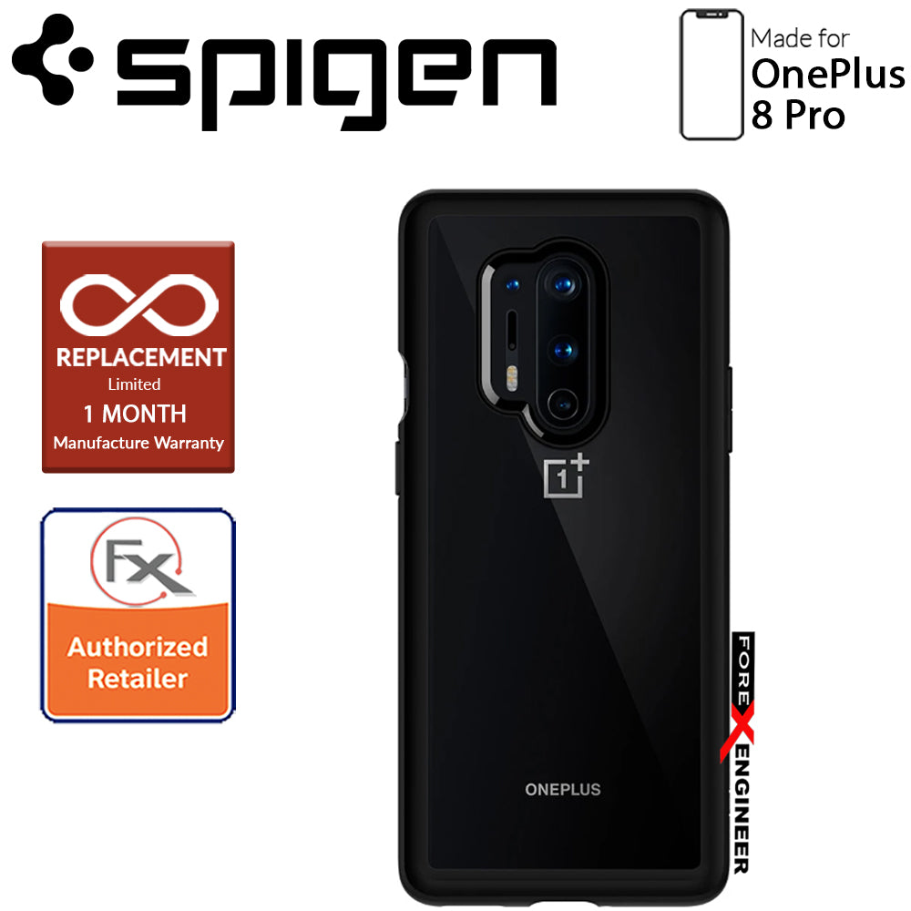Spigen Ultra Hybrid for OnePlus 8 Pro ( Matte Black ) ( Barcode : 8809685626985 )