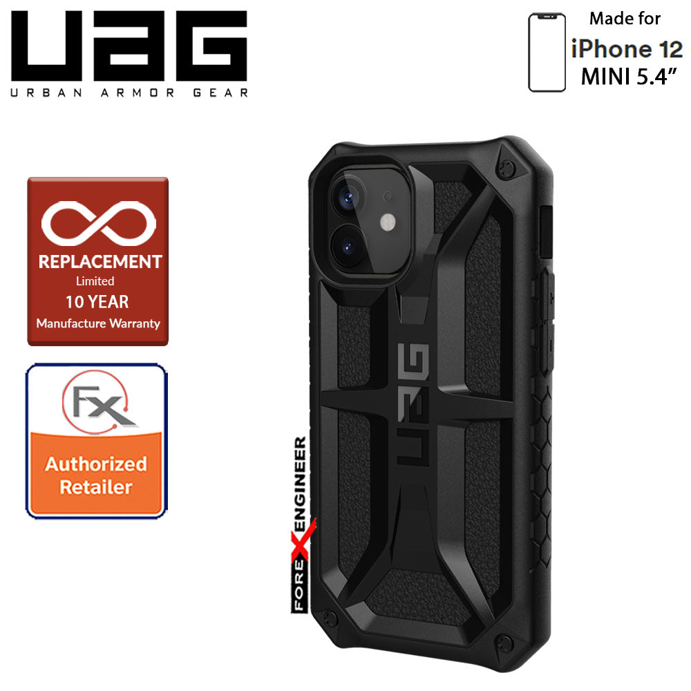 UAG Monarch for iPhone 12 Mini 5G 5.4" - Rugged Military Drop Tested ( Black ) - ( Barcode : 812451035940 )