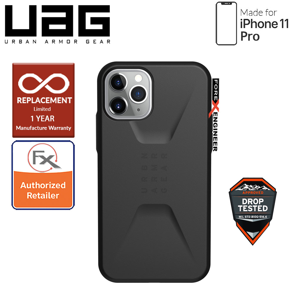 UAG Civilian for iPhone 11 Pro - Black