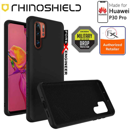 Rhinoshield SolidSuit for Huawei P30 Pro - 3.5 Meters Drop Protection - Classic Black - Forexengineer-malaysia