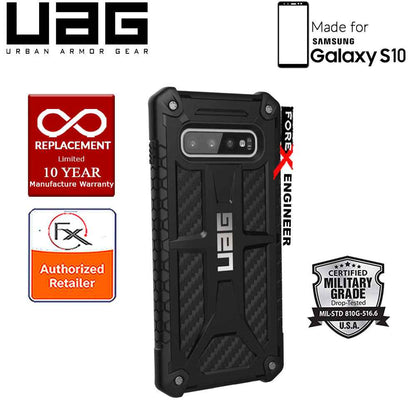 UAG Monarch for Samsung Galaxy S10 - Rugged Military Drop Tested - Carbon Fiber - Forexengineer-malaysia