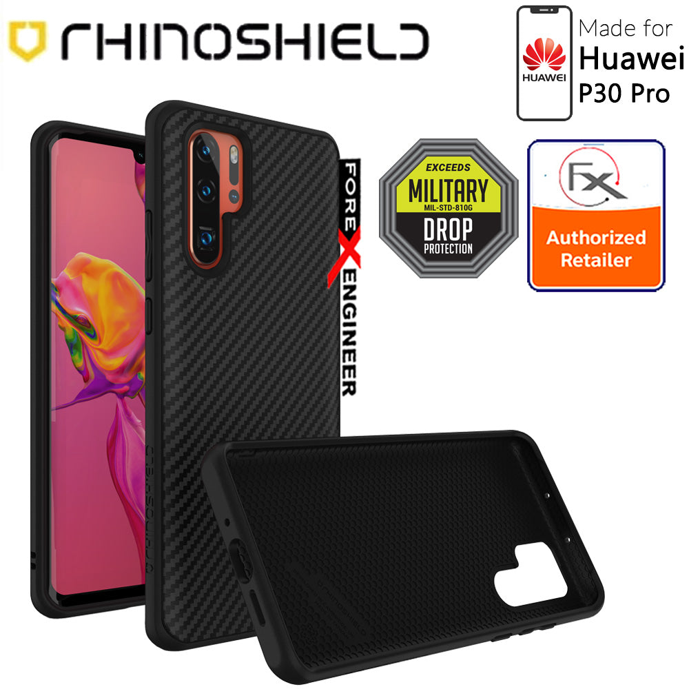 Rhinoshield SolidSuit for Huawei P30 Pro - 3.5 Meters Drop Protection - Carbon Fiber color