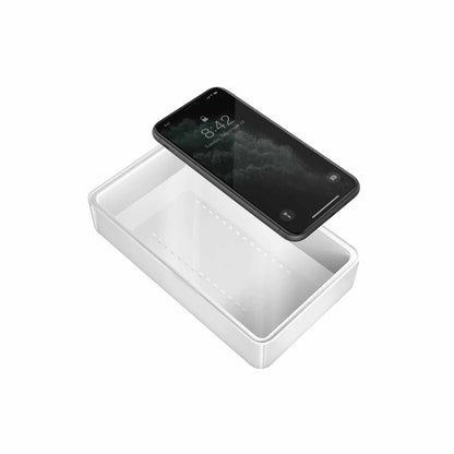 Energea Stera 360 UVC LED Sanitizing Box with Fast Wireless Charging - White (Barcode: 6957879423437 ) - Forexengineer-malaysia