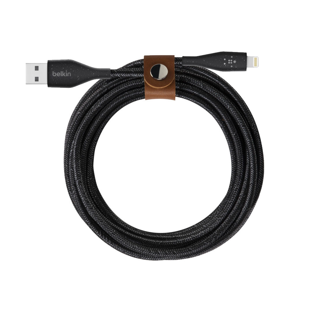 Belkin Duratek Plus Lightning to USB-A Cable ( 1.2m ) - Black (Barcode: 745883769568 )