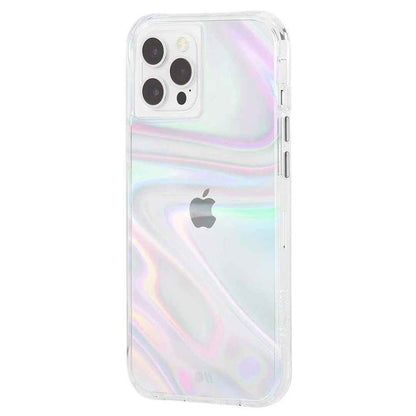 Case-Mate Soap Bubble for iPhone 13 Pro  6.1" 5G with Antimicrobial  - Iridescent (Barcode: 840171706437 )