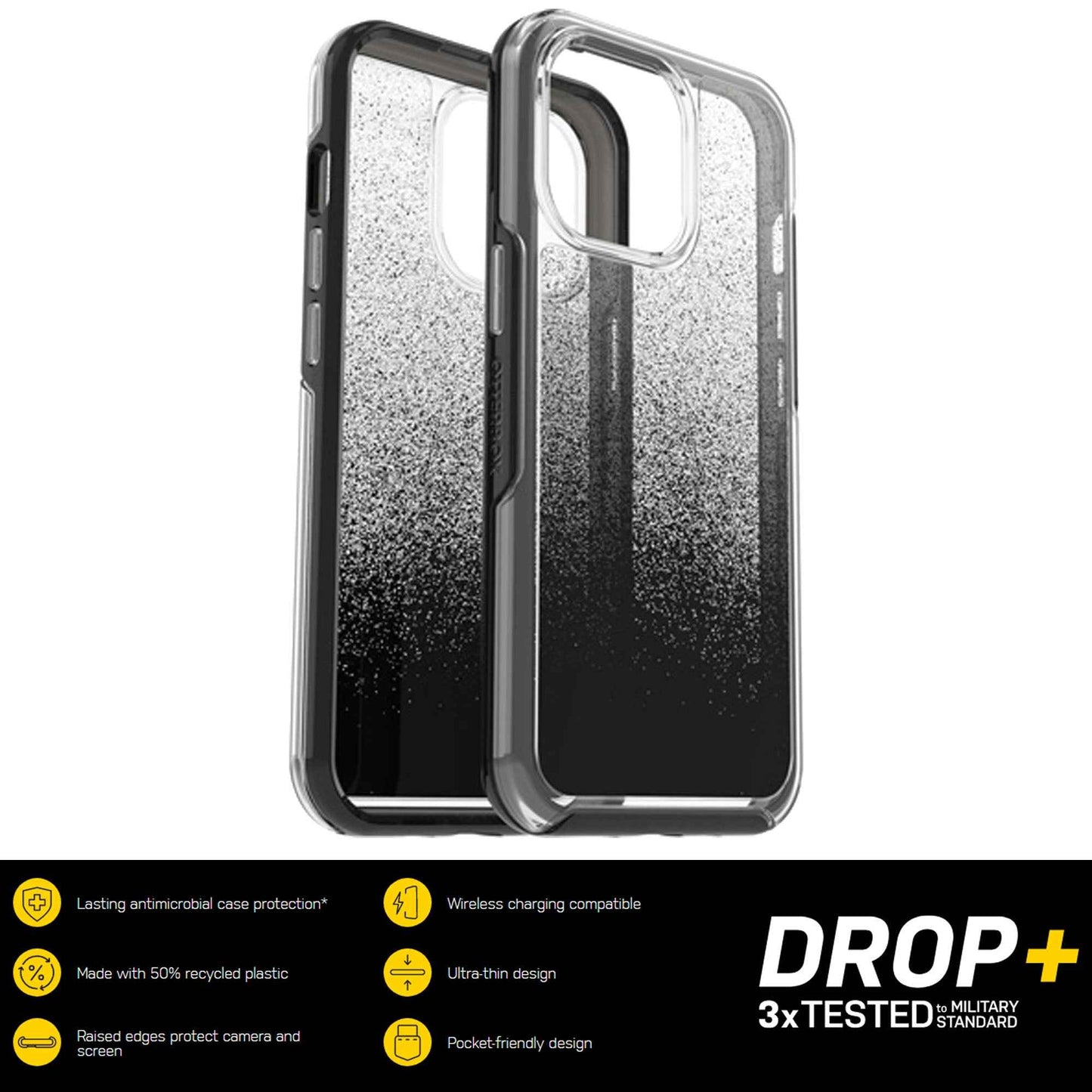Otterbox Symmetry Clear for iPhone 13 Pro Max 6.7" 5G - Antimicrobial Case - Ombre Spray (Barcode: 840104265475 )