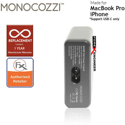 Monocozzi Moxie 75W Power Cuboid - Support USB-C Macbook Pro Full Speed Charge and iPhone USB-C for fast charge ( Barcode : 4895199103696 )