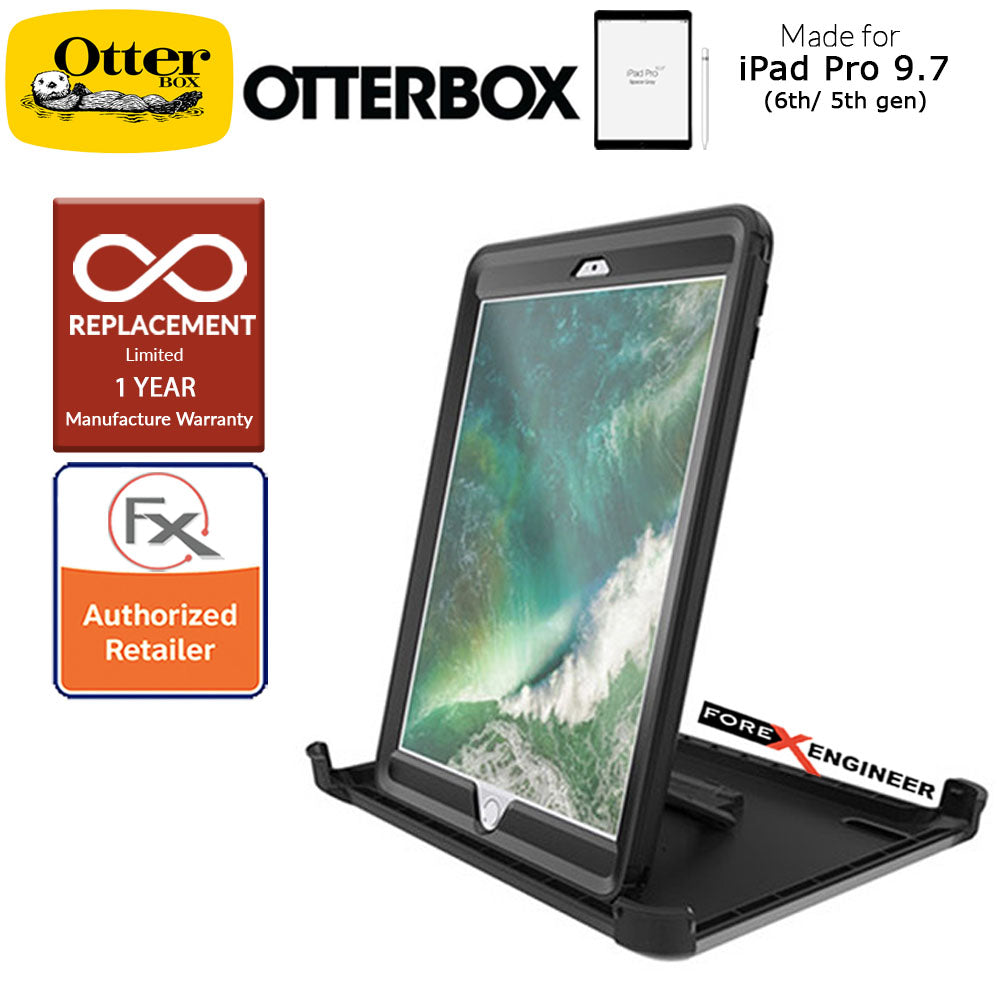 OtterBox Defender Series for iPad 9.7 inch 2018 5th - 6th Gen - Black Color ( Barcode: 660543419112 )