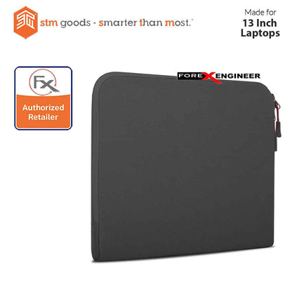 STM Summary Laptop Sleeves 13 inch - Granite Grey (Barcode : 640947795203)