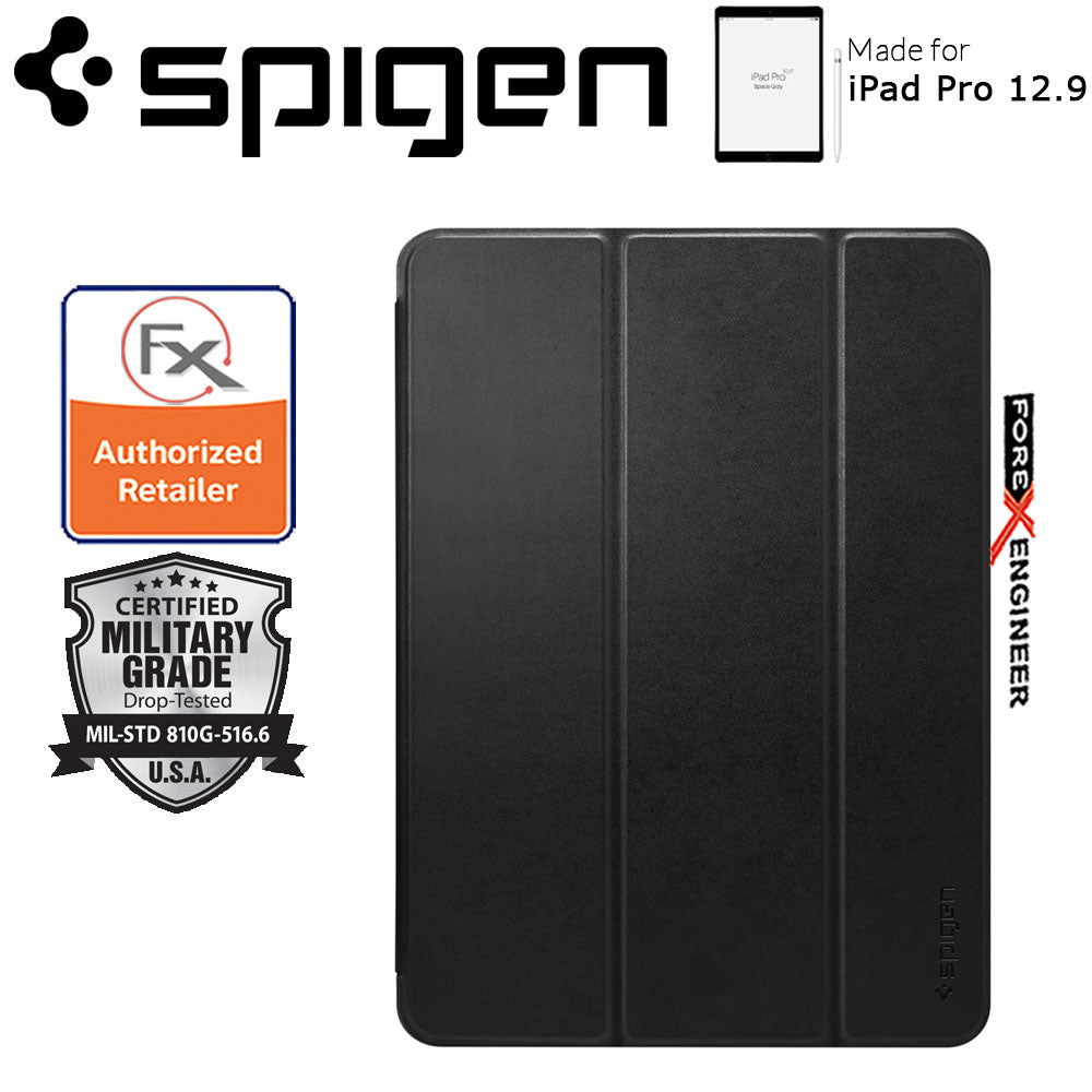 Spigen Smart Fold 2 Case for iPad Pro 12.9" 3rd Gen - Black Color