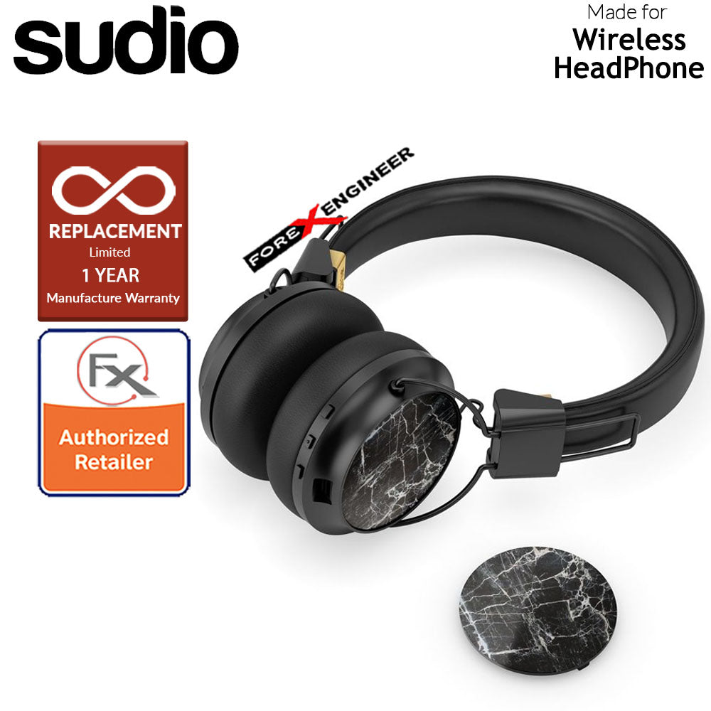 Sudio Regent 2 - Regent II Wirelss Headphone with Passive-Noise Isolation ( Black ) ( Barcode : 7350071388808 )