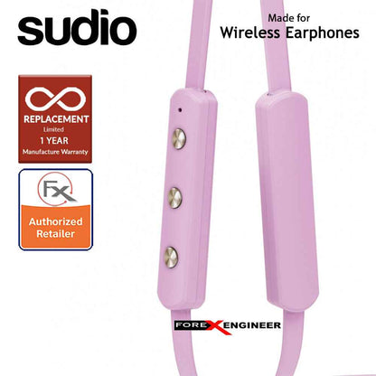 Sudio VASA BL√Ñ Bluetooth Earphones - Pink (Barcode : 7350071380543)