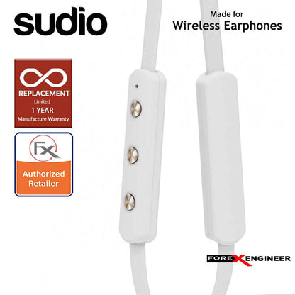 Sudio VASA BL√Ñ Bluetooth Earphones - White (Barcode : 7350071380512)
