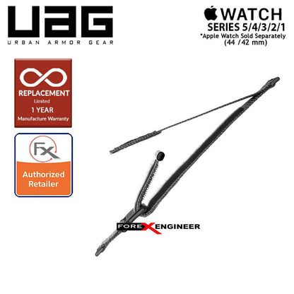 UAG Active Strap for Apple Watch for Series 7 - SE - 6 - 5 - 4 - 3 - 2 - 1 ( 45mm - 44mm - 42mm ) - Dark Grey (Barcode : 812451039795 )