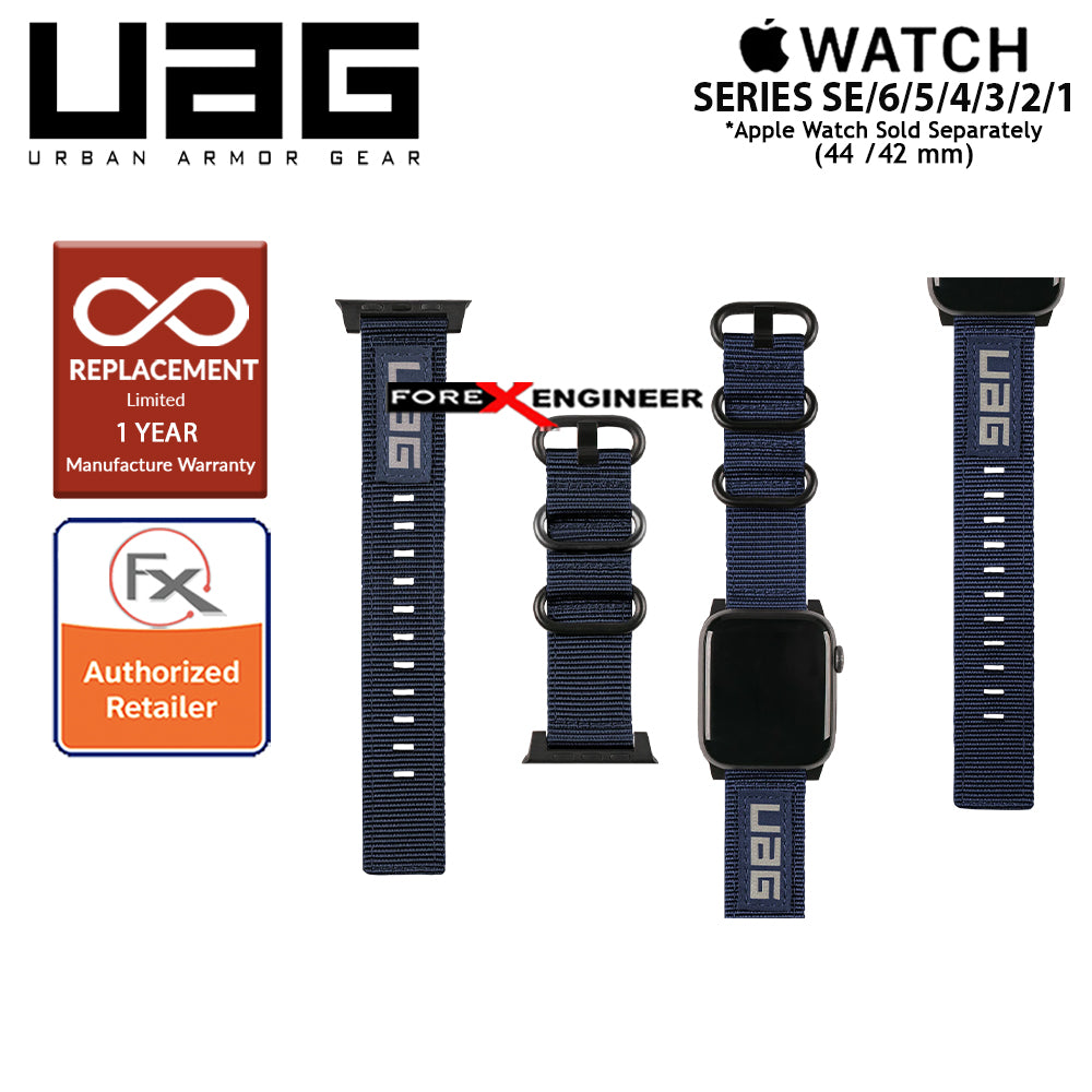 UAG Nato Strap for Apple Watch Series 7 - SE - 6 - 5 - 4 - 3 - 2 - 1 ( 45mm - 42mm - 44mm ) - Mallard (Barcode: 812451038187 )