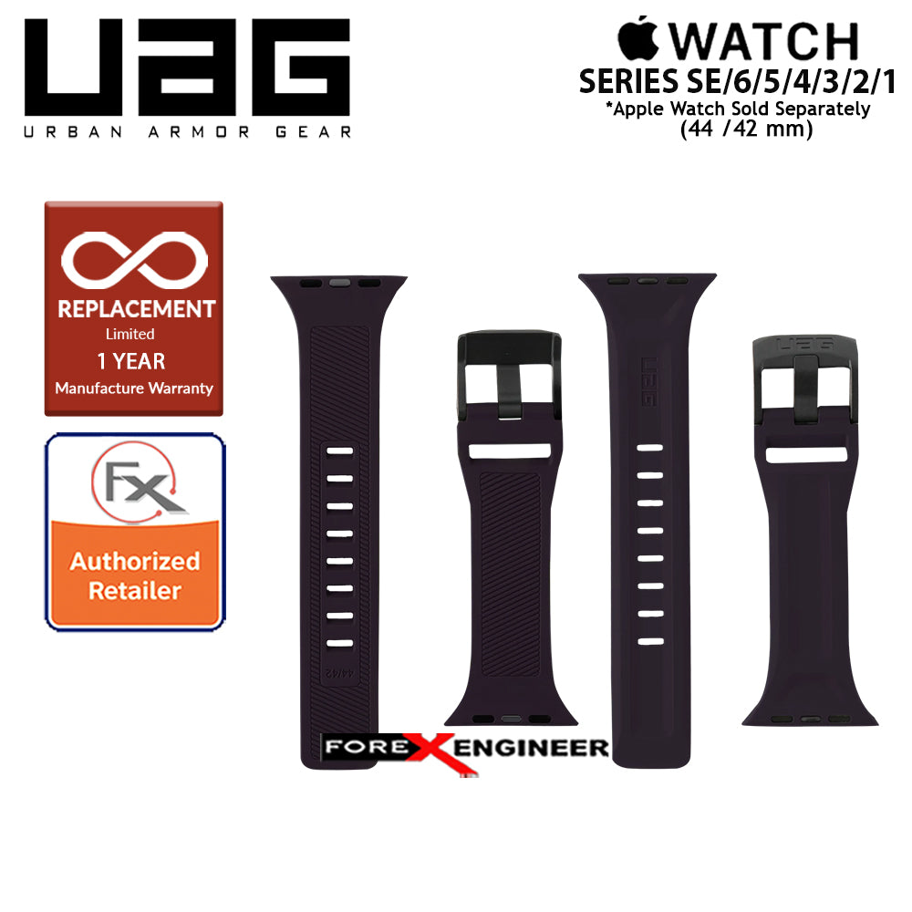 [RACKV2_CLEARANCE] UAG Scout Strap for Apple Watch Series 7 - SE - 6 - 5 - 4 - 3 - 2 - 1 ( 45mm - 42mm - 44mm ) - Eggplant Colour (Barcode: 812451037708)