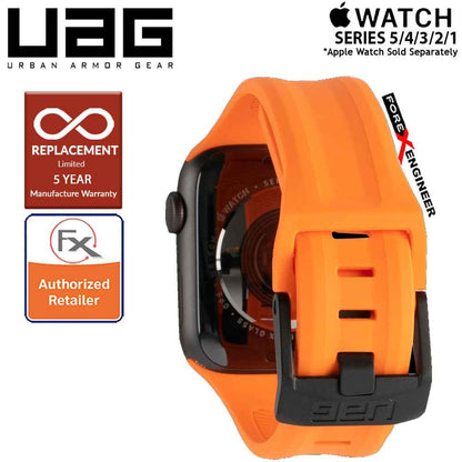 [RACKV2_CLEARANCE] UAG Scout Strap for Apple Watch Series 7 - SE - 6 - 5 - 4 - 3 - 2 - 1 ( 45mm - 42mm - 44mm ) - Stainless steel hardware - Orange Color ( Barcode : 812451034363 )