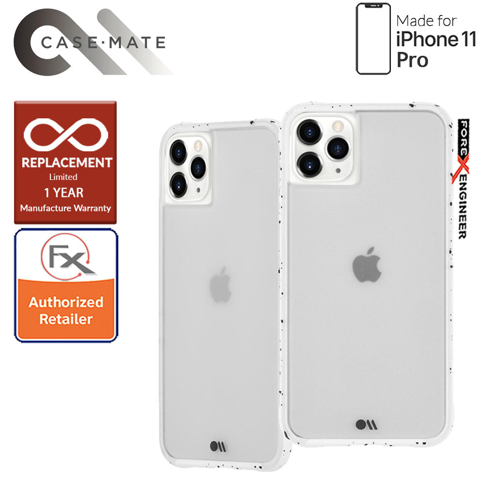 Case-Mate Tough Speckled for iPhone 11 Pro White color