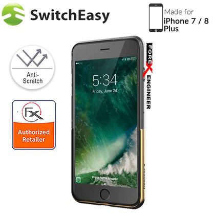 SwitchEasy Revive for iPhone 7 - 8 Plus - Luxe Diamond Cut Design - Gold - Forexengineer-malaysia