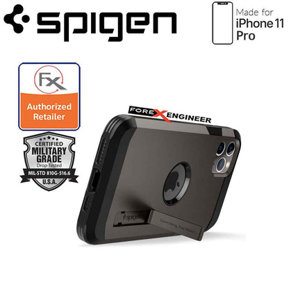 Spigen Tough Armor for iPhone 11 Pro (Gunmetal) - Forexengineer-malaysia
