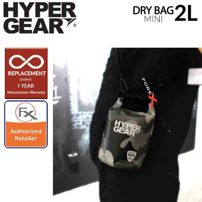 HyperGear Dry Bag Mini 2L - Camouflage Grey Alpha