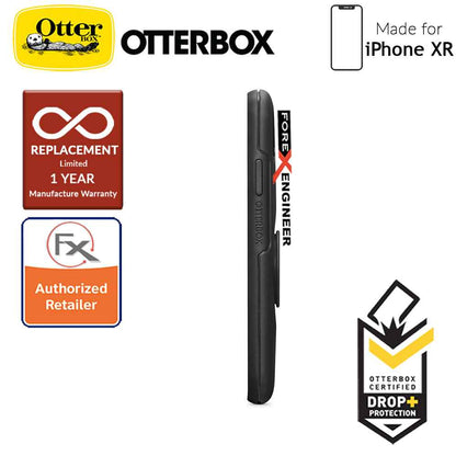 OTTER + POP Symmetry for iPhone XR - Slim Protective Case with PopSockets - Black - Forexengineer-malaysia