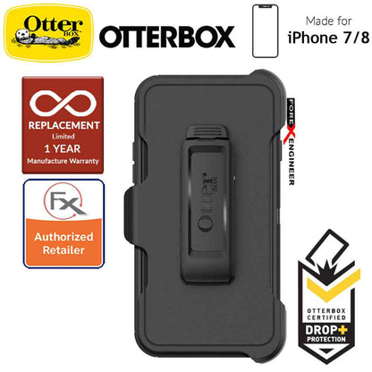 Otterbox Defender Series for iPhone 8 - 7 - Black (Compatible with iPhone SE 2nd Gen 2020) (660543424949) - Forexengineer-malaysia