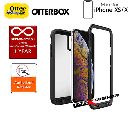 OtterBox Pursuit Series for iPhone Xs - X - Ultra thin ShockProof & DustProof Protection - Black-Clear - Forexengineer-malaysia
