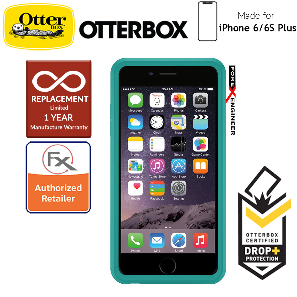 Otterbox Symmetry Series for Apple iPhone 6 Plus - 6s Plus - Aqua Dot II