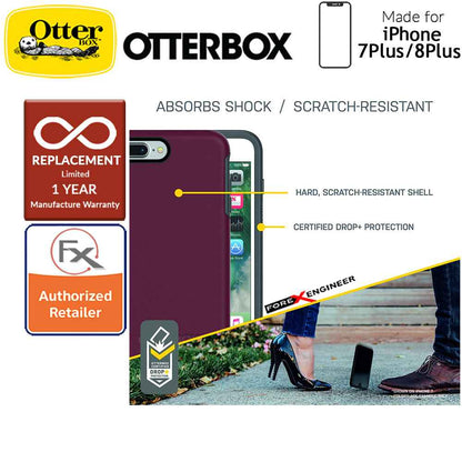 Otterbox symmetry for iPhone 8 Plus (Compatible with iPhone 7 plus ) - Black - Forexengineer-malaysia
