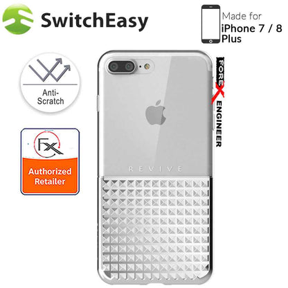 SwitchEasy Revive for iPhone 7 - 8 Plus - Luxe Diamond Cut Design - Space Grey - Forexengineer-malaysia